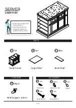 Предварительный просмотр 5 страницы Furniture of America CM3741SV Assembly Instructions Manual