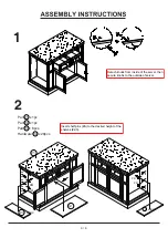 Предварительный просмотр 6 страницы Furniture of America CM3741SV Assembly Instructions Manual