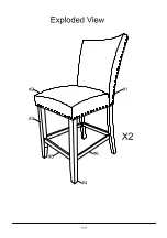 Preview for 6 page of Furniture of America CM3744PC-2PK Assembly Instructions Manual