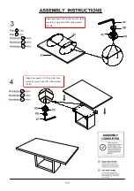 Preview for 9 page of Furniture of America CM3744PT Assembly Instructions Manual