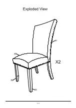 Preview for 6 page of Furniture of America CM3744SC-2PK Assembly Instructions Manual