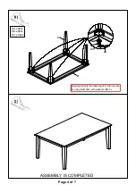 Preview for 4 page of Furniture of America CM3752T-7PK Assembly Instructions Manual