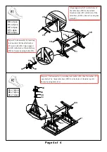 Preview for 4 page of Furniture of America CM3761T Assembly Instructions