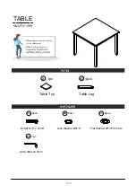 Preview for 5 page of Furniture of America CM3770T-3PK Assembly Instructions Manual