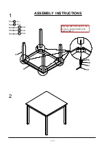 Preview for 7 page of Furniture of America CM3770T-3PK Assembly Instructions Manual