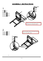 Preview for 7 page of Furniture of America CM3775PC-2PK Assembly Instructions Manual