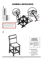 Preview for 8 page of Furniture of America CM3775PC-2PK Assembly Instructions Manual