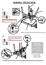 Предварительный просмотр 6 страницы Furniture of America CM3780SC-2PK Assembly Instructions Manual