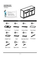 Preview for 5 page of Furniture of America CM3784SV Assembly Instructions Manual