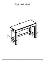 Preview for 6 page of Furniture of America CM3792PT-3PK Assembly Instructions Manual