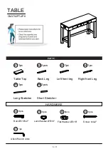 Preview for 5 page of Furniture of America CM3792PT-4PK Assembly Instructions Manual