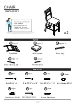 Preview for 5 page of Furniture of America CM3794PC-2PK Assembly Instructions Manual