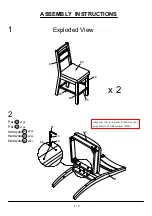 Preview for 6 page of Furniture of America CM3794PC-2PK Assembly Instructions Manual