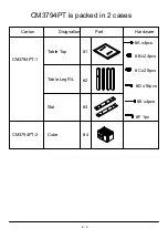 Preview for 6 page of Furniture of America CM3794PT Assembly Instructions Manual