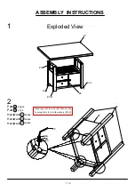 Preview for 7 page of Furniture of America CM3794PT Assembly Instructions Manual