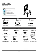 Preview for 5 page of Furniture of America CM3795SC-2PK Assembly Instructions Manual