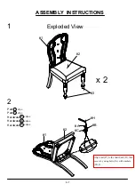 Preview for 6 page of Furniture of America CM3795SC-2PK Assembly Instructions Manual