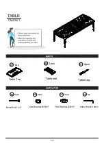 Preview for 5 page of Furniture of America CM3795T Assembly Instructions Manual