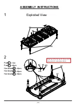 Preview for 6 page of Furniture of America CM3795T Assembly Instructions Manual