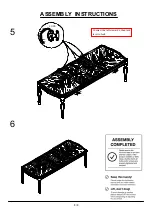 Preview for 8 page of Furniture of America CM3795T Assembly Instructions Manual