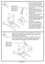 Preview for 4 page of Furniture of America CM3823BKPC2PK Assembly Instructions