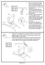 Preview for 4 page of Furniture of America CM3823PC-2PK Assembly Instructions