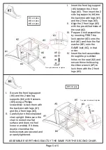 Preview for 5 page of Furniture of America CM3823PC-2PK Assembly Instructions