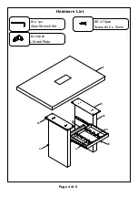 Preview for 4 page of Furniture of America CM3824PT-VN Assembly Instructions Manual