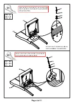 Preview for 4 page of Furniture of America CM3824SC-2PK Assembly Instructions