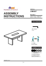 Furniture of America CM3824T Assembly Instructions Manual preview