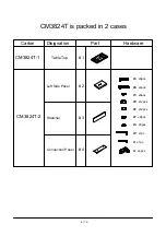 Предварительный просмотр 6 страницы Furniture of America CM3824T Assembly Instructions Manual