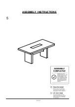 Предварительный просмотр 10 страницы Furniture of America CM3824T Assembly Instructions Manual