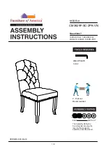 Preview for 1 page of Furniture of America CM3829F-SC-2PK-VN Assembly Instructions Manual