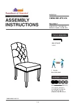 Furniture of America CM3829SC-2PK-VN Assembly Instructions Manual preview