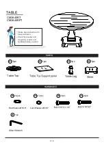 Preview for 5 page of Furniture of America CM3840RT Assembly Instructions Manual