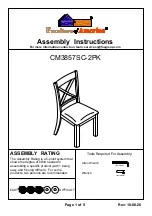 Furniture of America CM3857SC-2PK Assembly Instructions preview