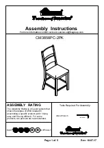 Furniture of America CM3858PC-2PK Assembly Instructions preview