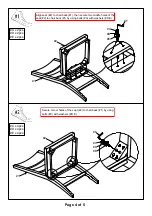 Preview for 4 page of Furniture of America CM3858PC-2PK Assembly Instructions