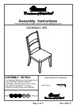 Preview for 1 page of Furniture of America CM3858SC-2PK Assembly Instructions