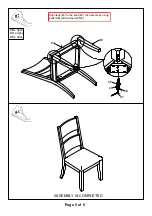 Preview for 5 page of Furniture of America CM3858SC-2PK Assembly Instructions