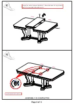 Preview for 6 page of Furniture of America CM3878T Assembly Instructions Manual