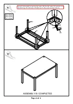 Preview for 4 page of Furniture of America CM3882T Assembly Instructions