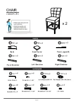 Preview for 5 page of Furniture of America CM3886PC-2PK Assembly Instructions Manual