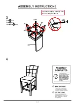 Preview for 7 page of Furniture of America CM3886PC-2PK Assembly Instructions Manual