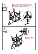 Preview for 5 page of Furniture of America CM3911PC-2PK Assembly Instructions