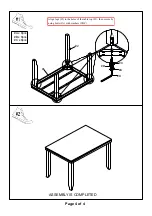 Preview for 4 page of Furniture of America CM3911PT Assembly Instructions