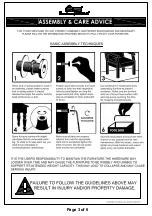 Preview for 3 page of Furniture of America CM3920PT-3838 Assembly Instructions