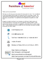 Preview for 2 page of Furniture of America CM3920SC-2PK Assembly Instructions Manual