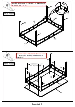 Preview for 4 page of Furniture of America CM3920T-5PK Assembly Instructions Manual