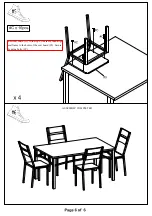 Preview for 6 page of Furniture of America CM3920T-5PK Assembly Instructions Manual